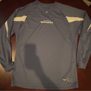 NFL Seattle Seahawks Navy Shirt with White Accents